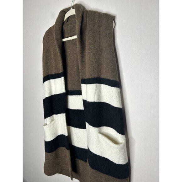 Loft Wool Alpaca Blend Sleeveless Sweater Vest Size XS/S Knitted Open Front - Picture 3 of 10